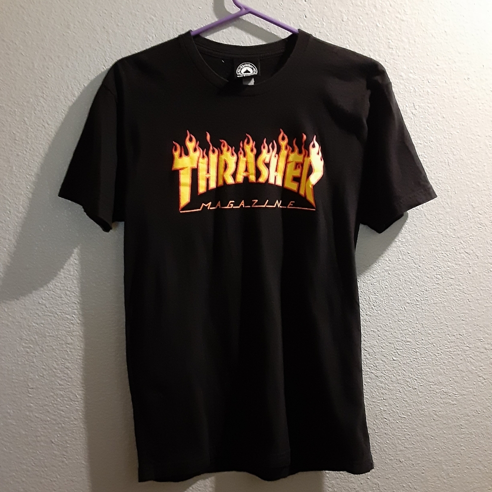 Thrasher magazine black tshirt